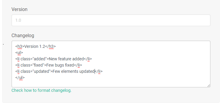 changelog