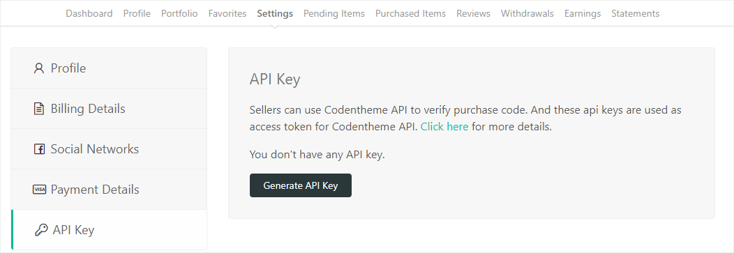 how to get an api key