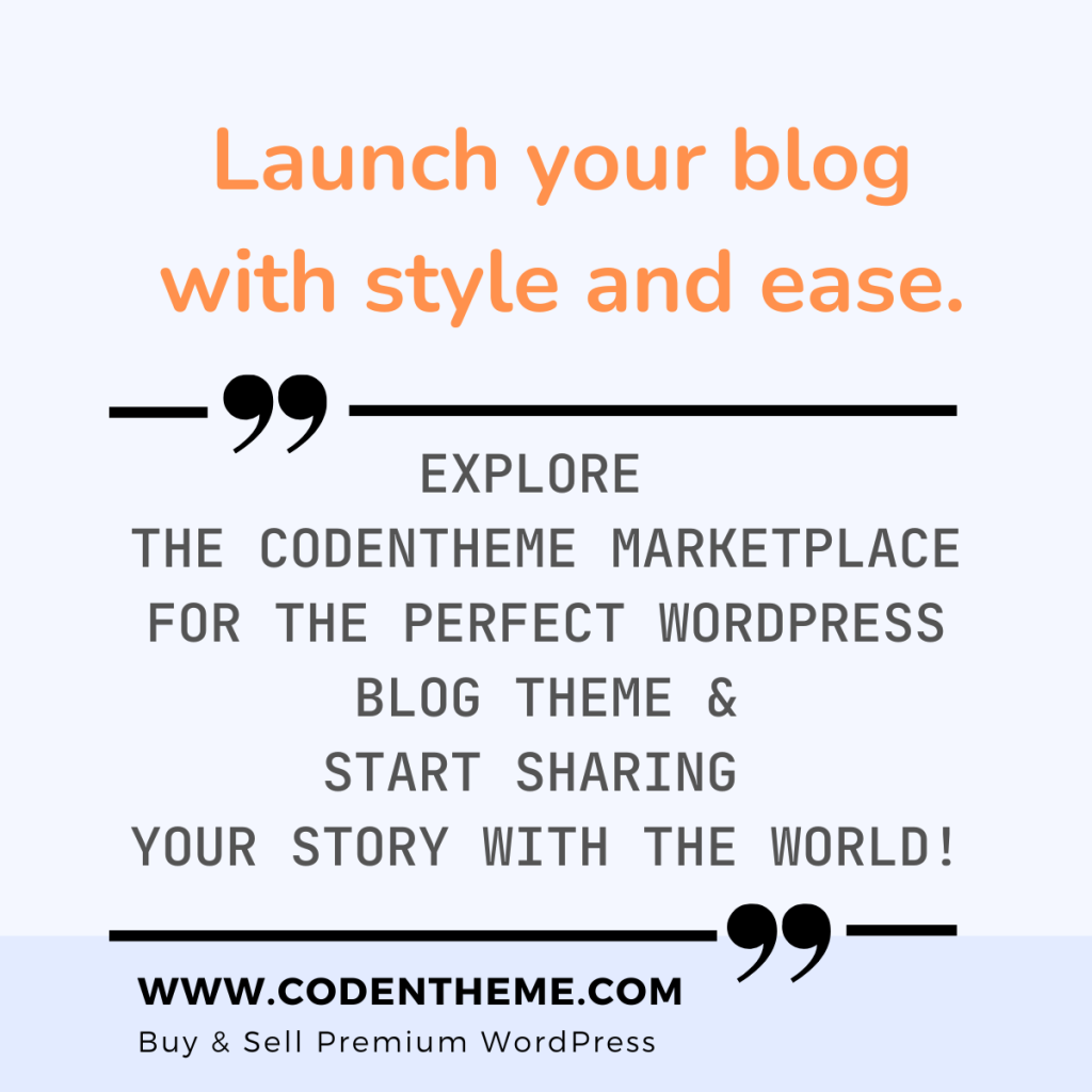 Blog Themes By Codenthme